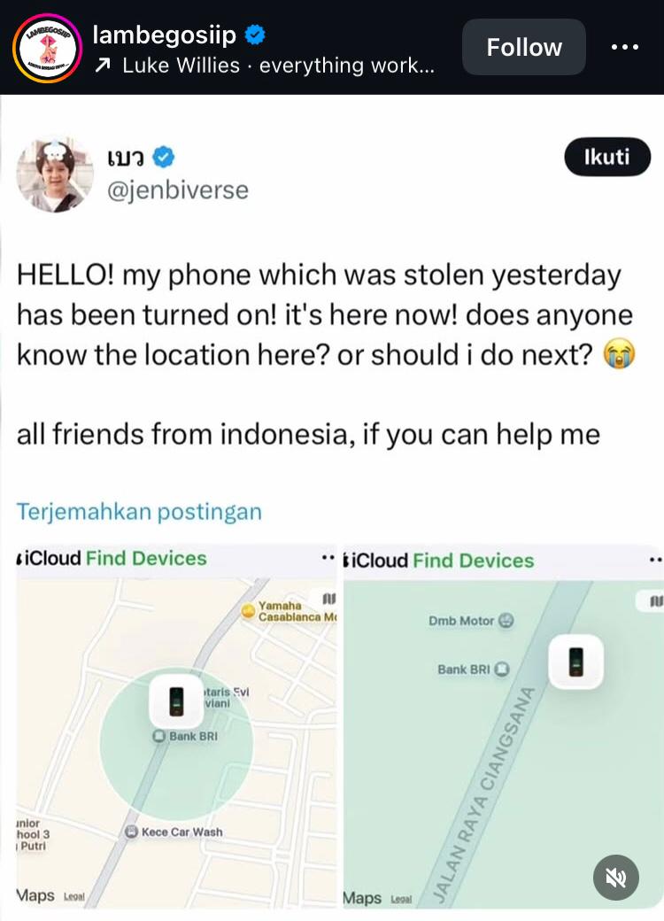 WN Thailand kecewa pelayanan polisi saat laporan HP hilang